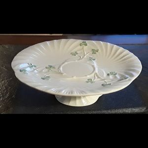 Beautiful Belleek cake serving dish